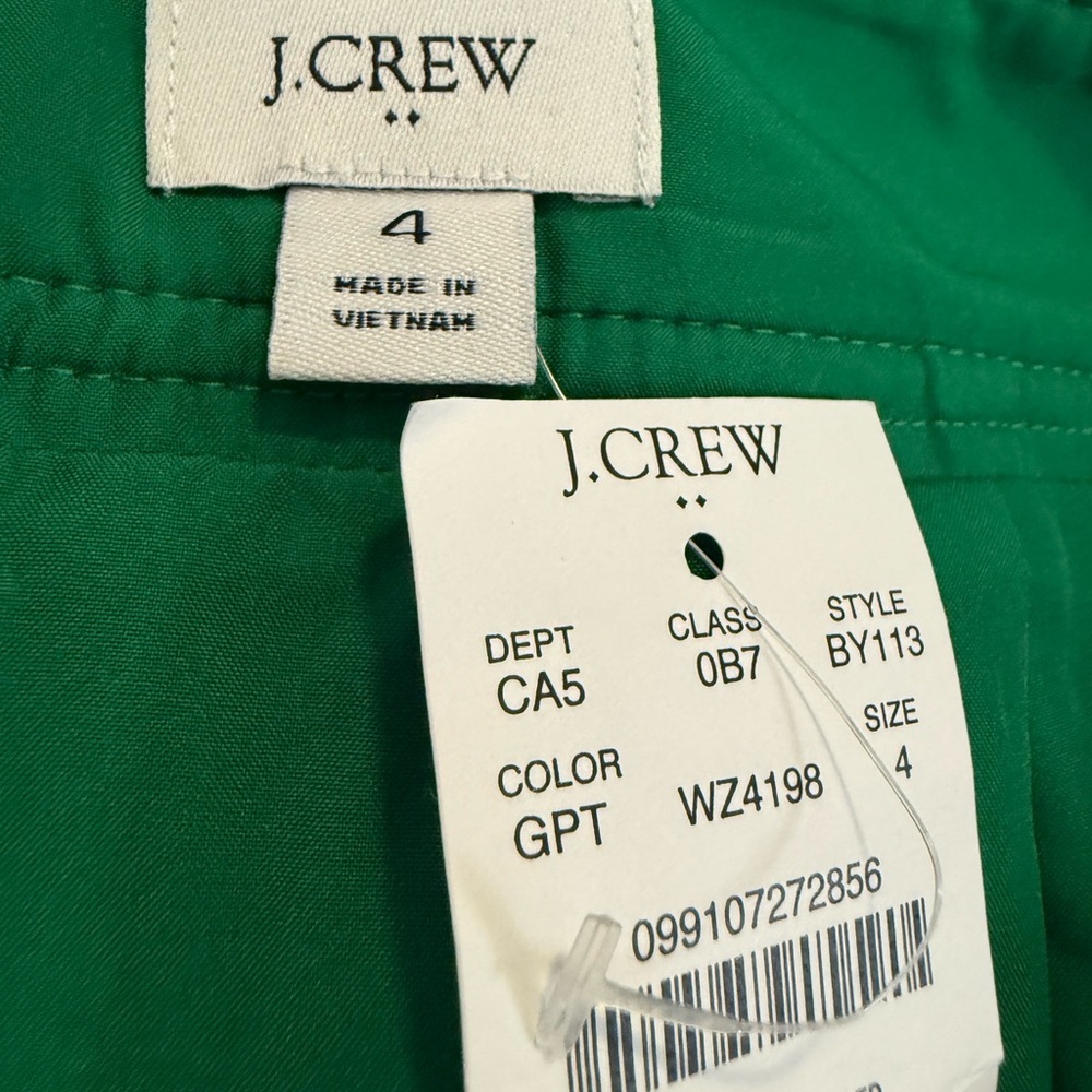 J. Crew Vibrant Green Mini Skirt - Picture 3 of 7